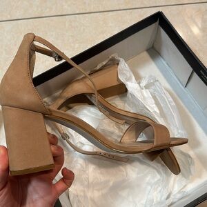 New! Steve Madden Nude Sandals Size 7.5